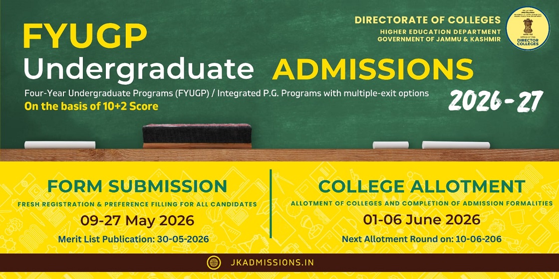 Admissions 2026-27